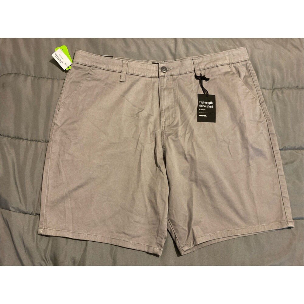 RSQ Mid-Length Gray Chino Shorts Size 40 9" Inseam